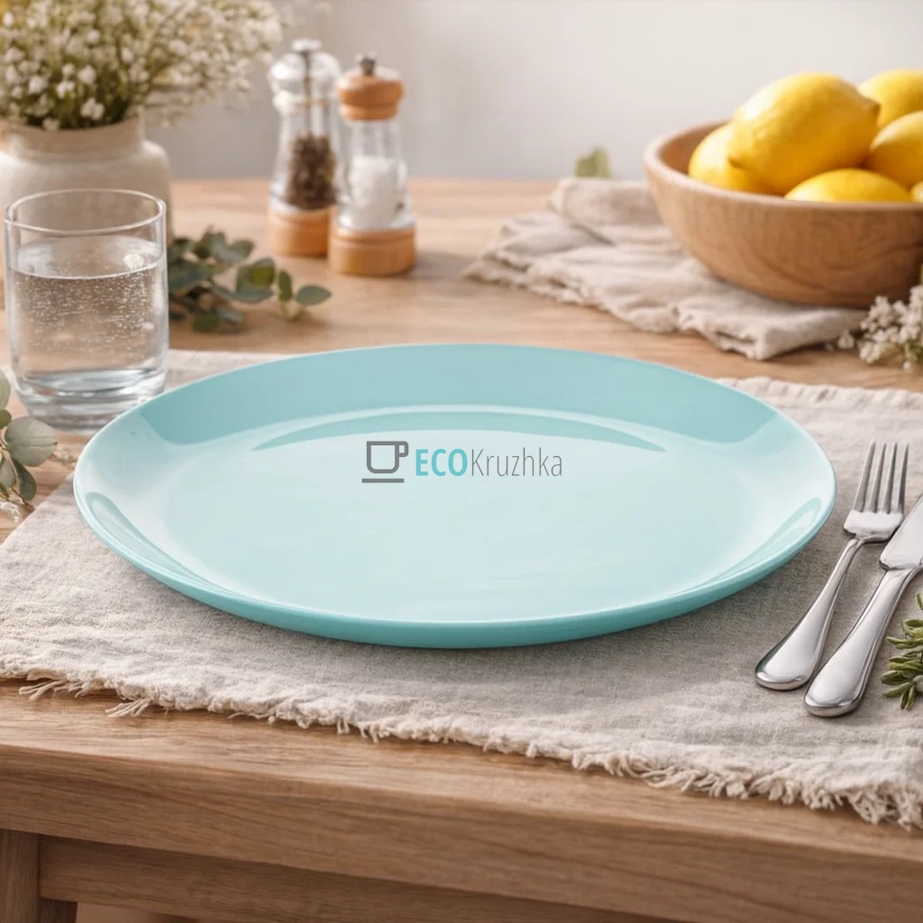 Тарілка обідня Luminarc Diwali Light Turquoise P2611 (25см)