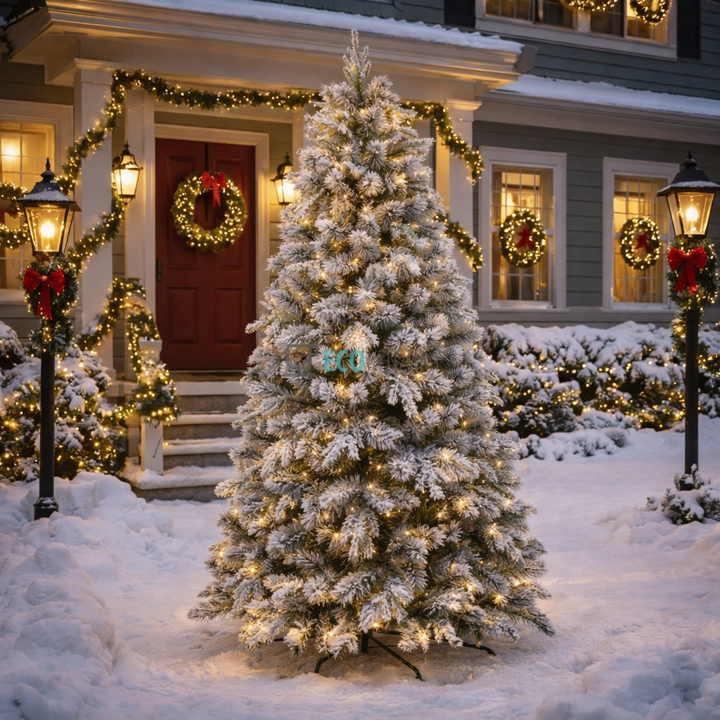 Штучна ялинка "Діва" 182 см, 832 гілки, 400 LED вогнів, тепле біле світло, стильна новорічна ялинка 840-232