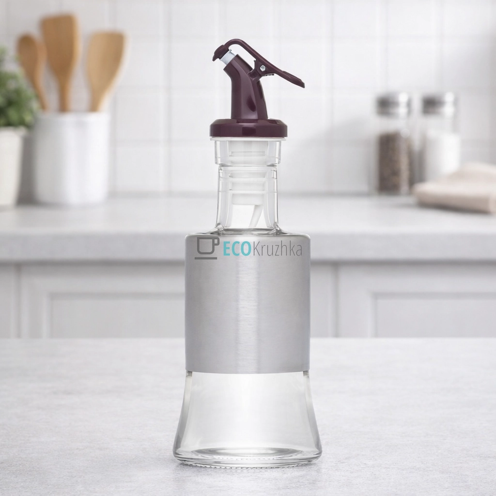 Диспенсер для Олії із нержавіючим покриттям Фіолетовий 200 мл FRU-121