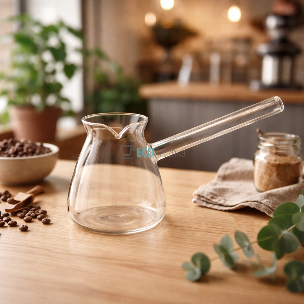 Турка Ardesto Black Mars, 0.35 л, боросилікатне скло (AR0835G) Турка Ardesto Black Mars, 0.35 л, боросилікатне скло (AR0835G)