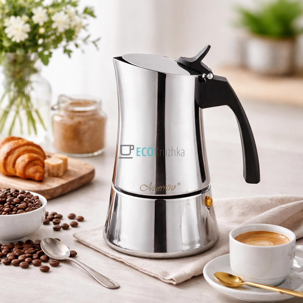 Гейзерна кавоварка 2 чашки 100 мл  Maestro MR-1668-2