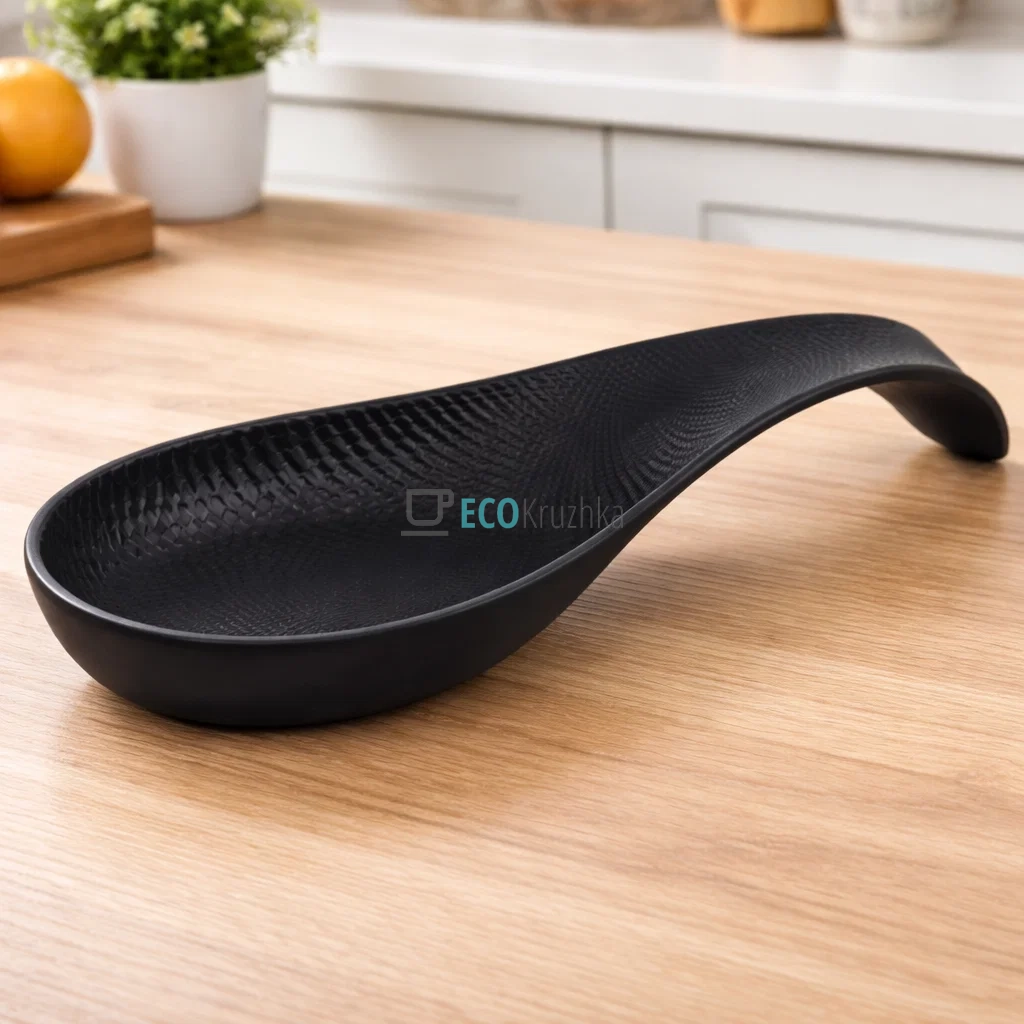 Підставка під ополоник 23 х 8.5 х 3 см "Black" Maestro MR-20001-46