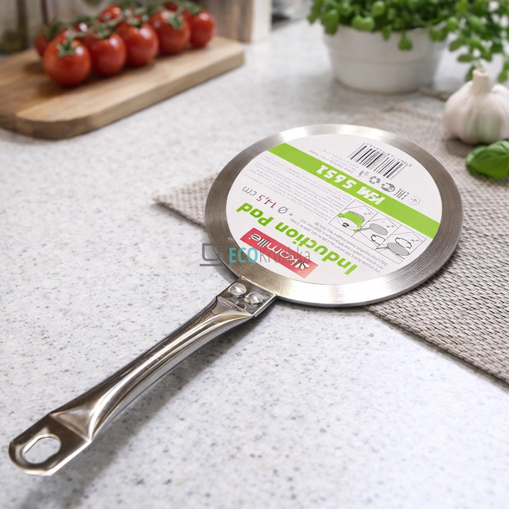 Адаптер для індукційної плити Kamille 14,5 см із нержавіючої сталі KM-5651