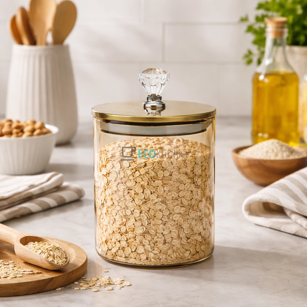 Ємність для сипких продуктів 700 мл Бурштин (777-11)