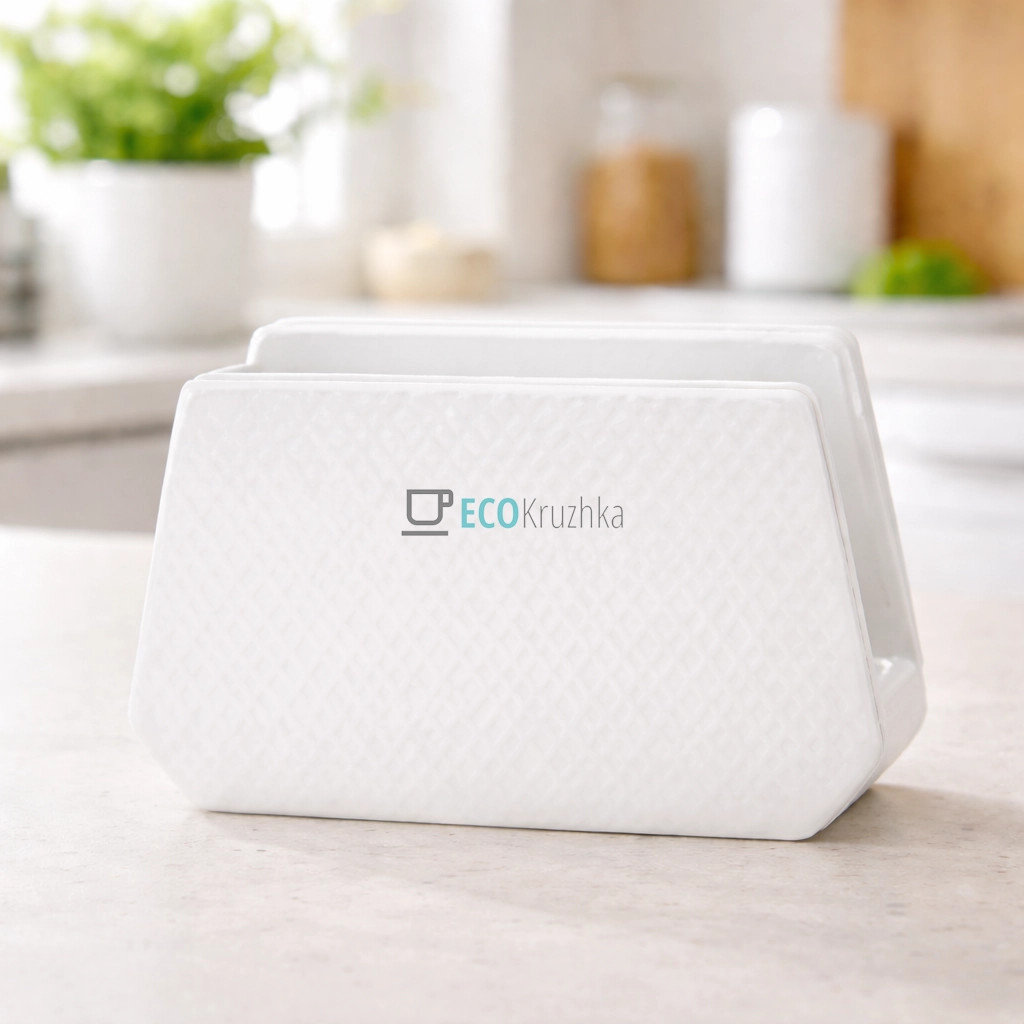 Серветниця 12 х 9 х 4.5 см "White" Maestro MR-20002-44