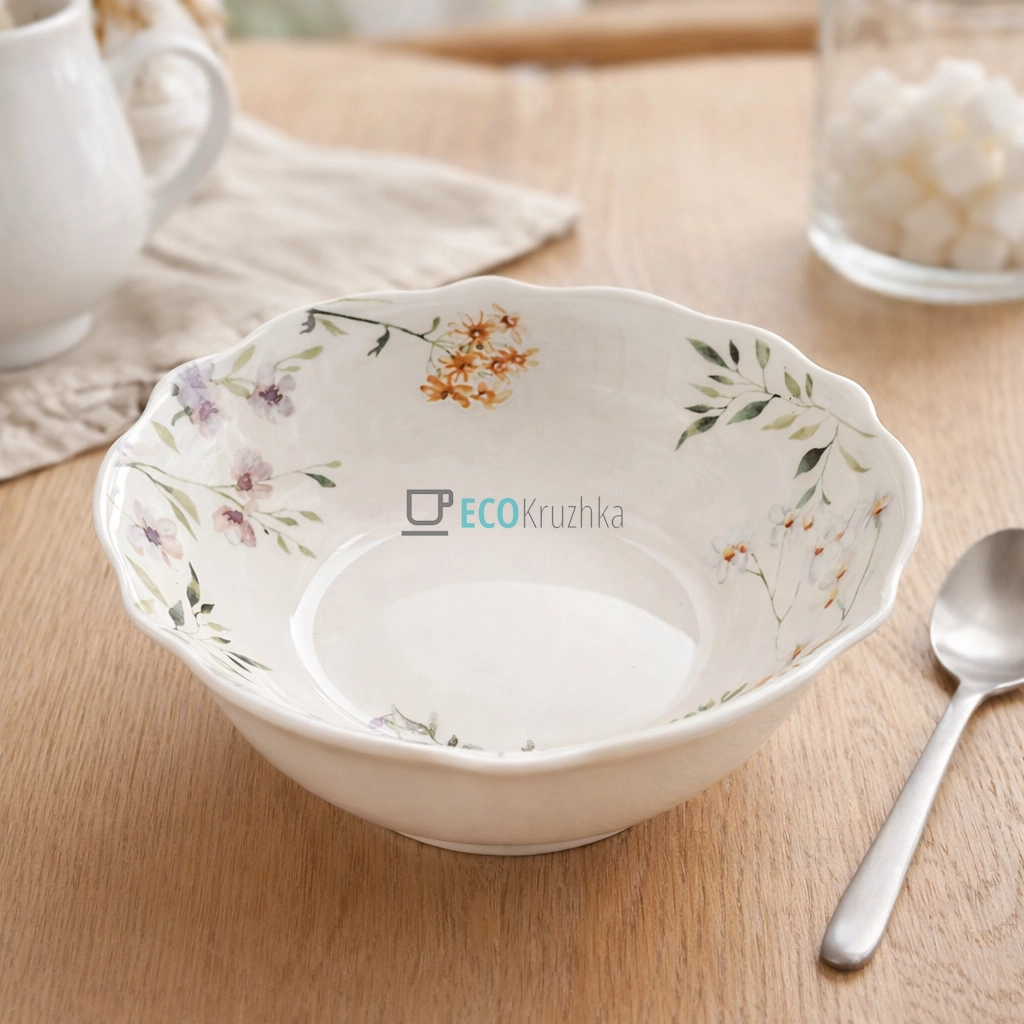 Порцеляновий салатник "Весняна історія" 400 мл (K089)