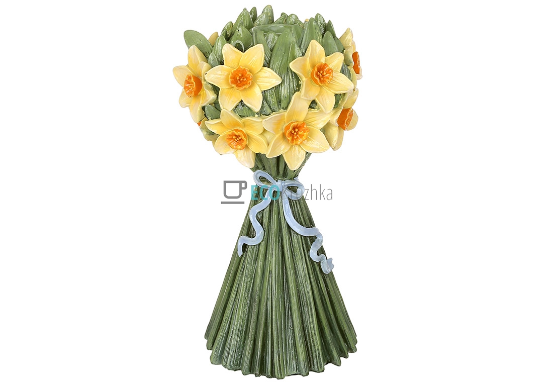 Керамічний свічник Нарциси 20 см (838-587) Керамічний свічник Нарциси 20 см (838-587)