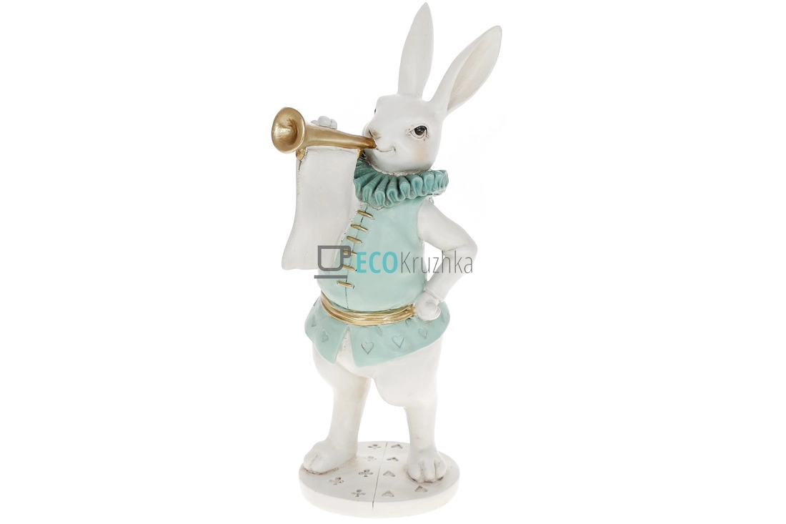 Декоративна статуетка Кролик-трубач 29 см (HA9-102)