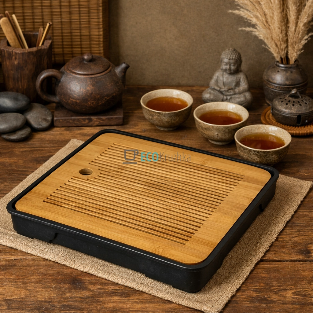 Чабань для чайної церемонії 27.5×27.5 см “Циньдао” (TT2521)