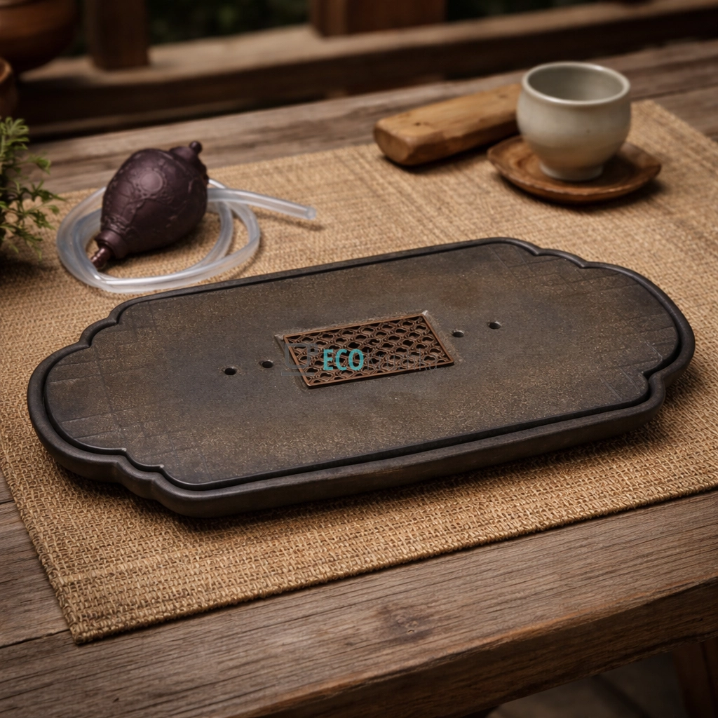 Глиняний чайний столик 38.5 х 19 х 3 см “Улан Батор” (T0513)