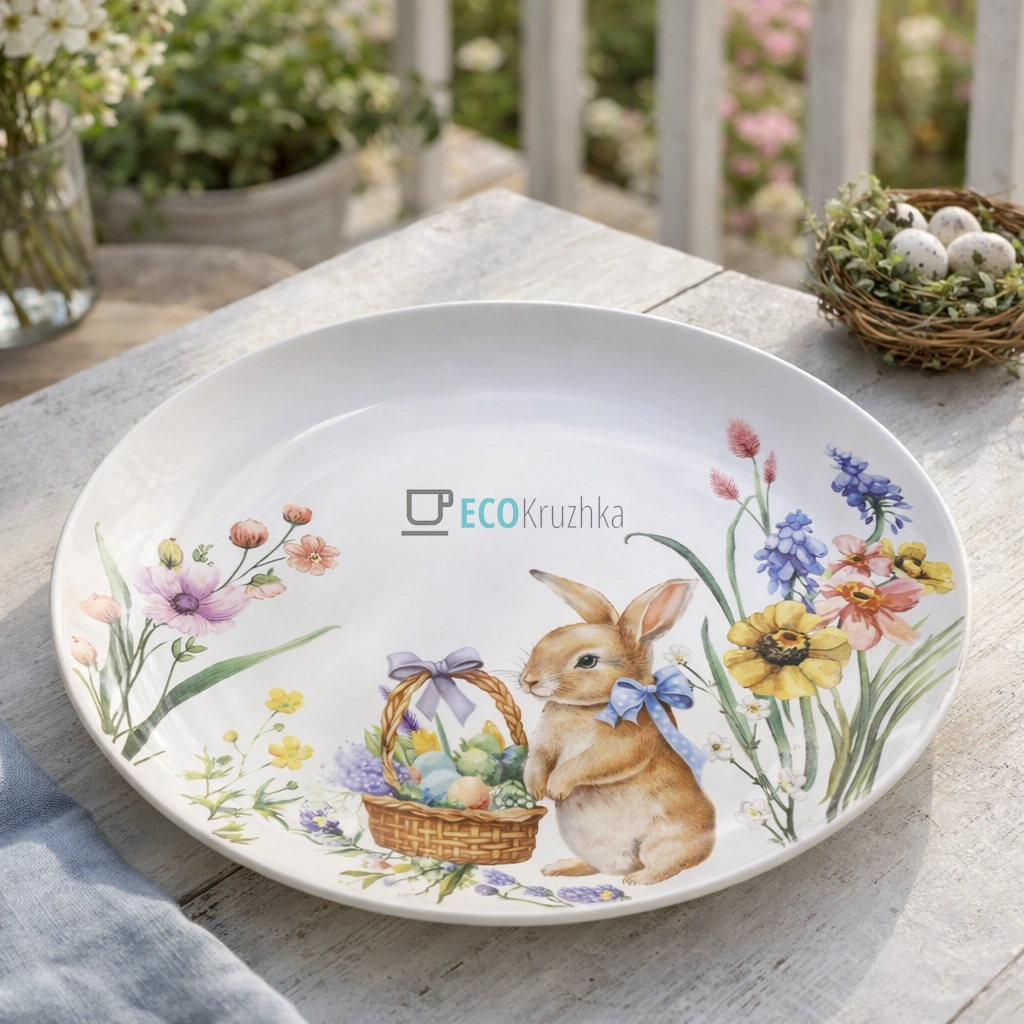 Тарілка порцелянова обідня 27 см Easter Melody (K229)