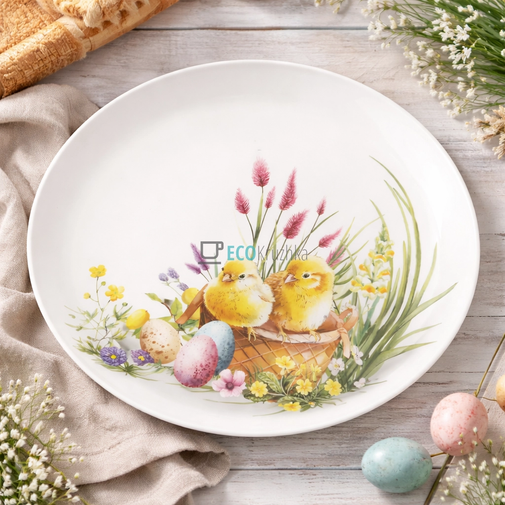 Тарілка порцелянова обідня 27 см Easter Melody (K230)
