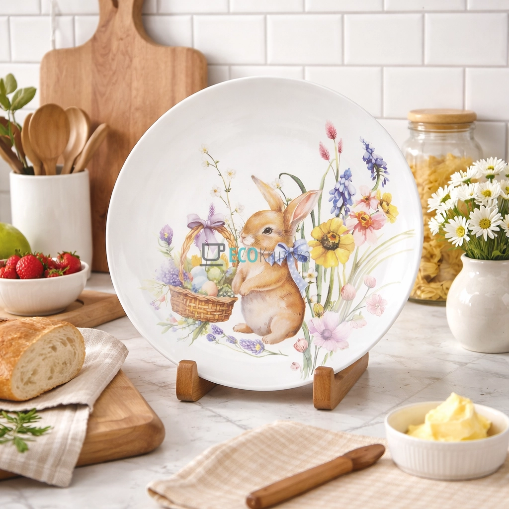 Тарілка порцелянова десертна 19 см Easter Melody (K227)