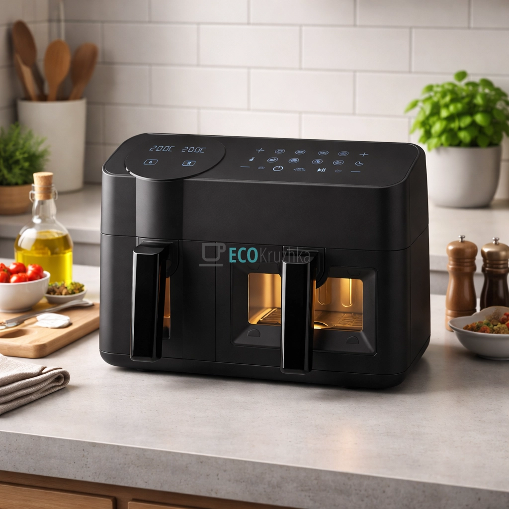 Аерофритюрниця (мультипіч) 3.5+6 л чорний MR-760