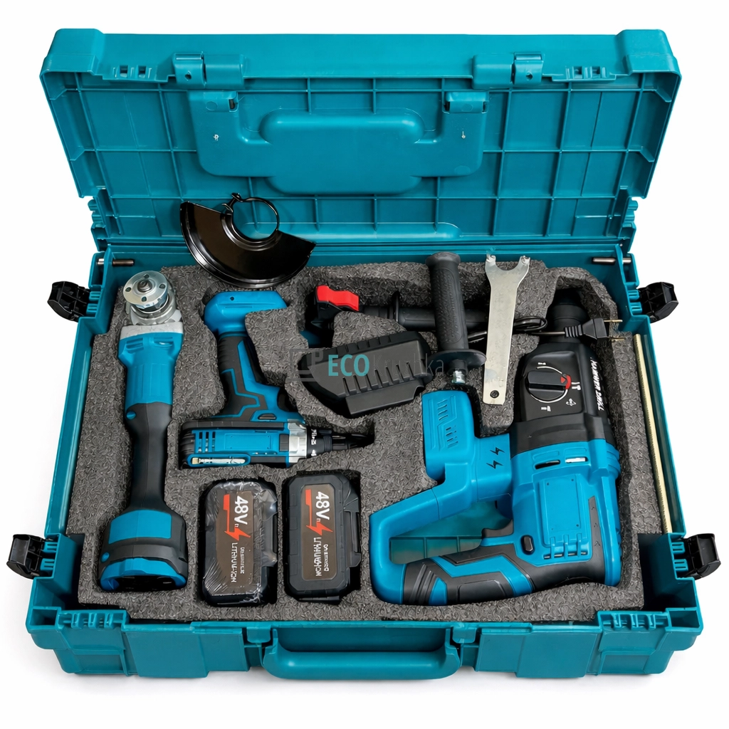 Набір 3в1: перфоратор, шурупокрут, болгарка X-335 синій (JU-3986) Набір 3в1: перфоратор, шурупокрут, болгарка X-335 синій (JU-3986)