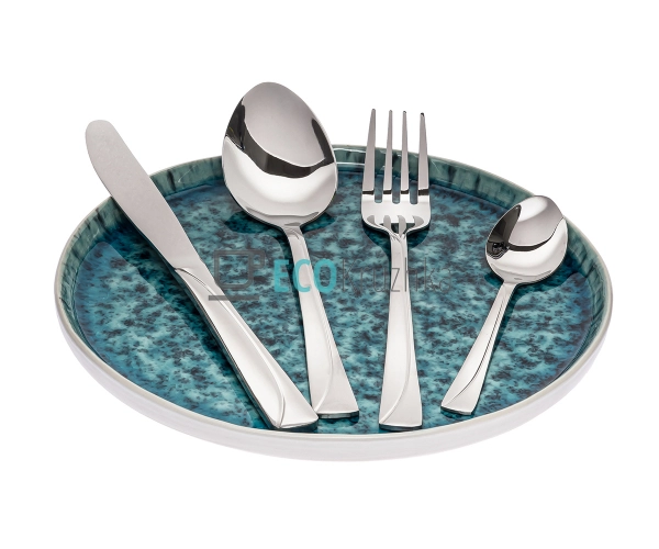 Столовий набір 24 предмета Хвиля EK1414