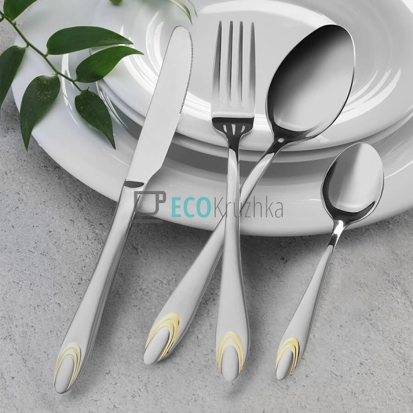 Столовий набір 24 предмета Maestro Фраже MR-1513G-24 Столовий набір 24 предмета Maestro Фраже MR-1513G-24