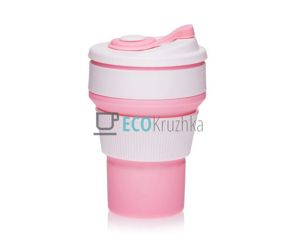 Складаний стакан силіконовий Collapsible Coffee Cup 350  ...