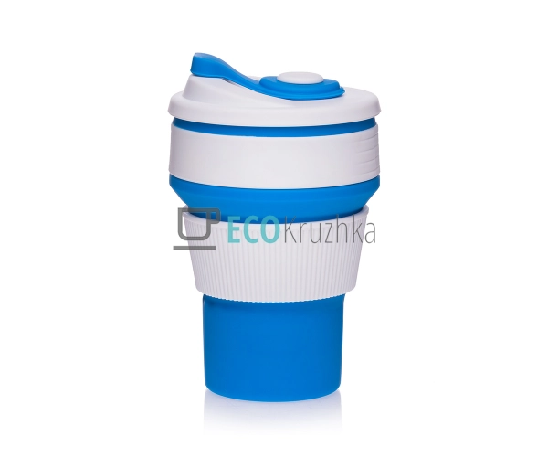 Складаний стакан силіконовий Collapsible Coffee Cup 350  ...