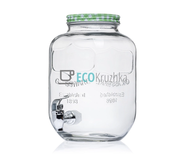 Лимонадник 4л Скло Прозорий  ...