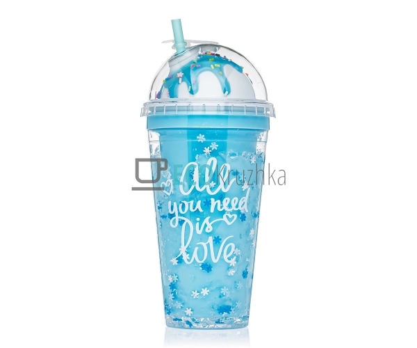 Стакан акриловий з подвійною стінкою та гідрогелевим нап ...