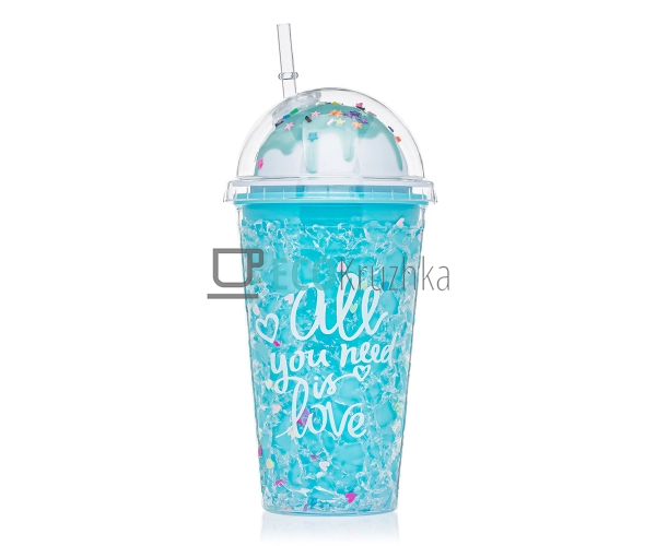 Стакан акриловий з подвійною стінкою та гідрогелевим нап ...