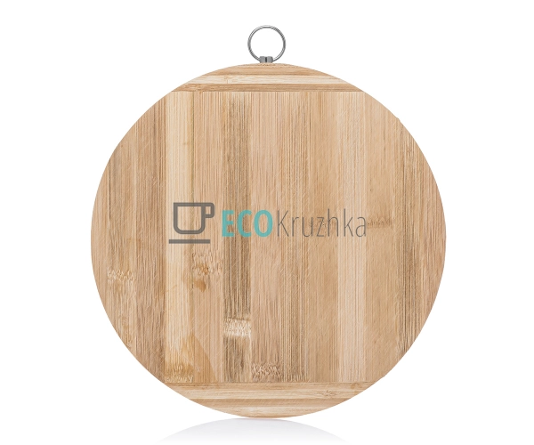 Обробна дошка бамбукова кругла 25 см FRU-798 Обробна дошка бамбукова кругла 25 см FRU-798