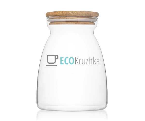 Ємність 1100 мл для сипких продуктів з бамбуковою кришко ... Ємність 1100 мл для сипких продуктів з бамбуковою кришко ...