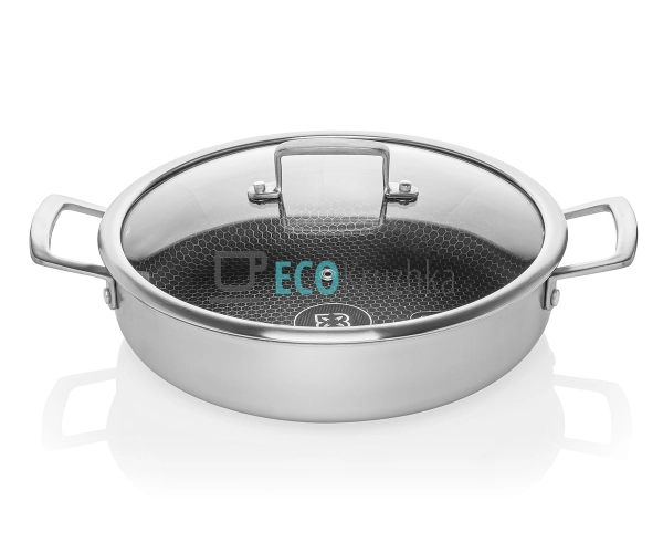 Сотейник нержавіючий професійний з кришкою 28 х 7 см Ede ... Сотейник нержавіючий професійний з кришкою 28 х 7 см Ede ...
