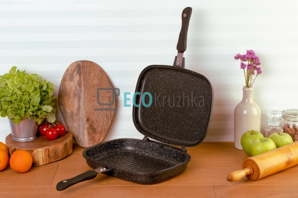 Сковорідка гриль 32х25х4,8см Edenberg EB-8138
