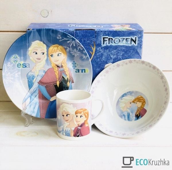 Дитяча керамічний посуд Фрозен Metr + Original EK8609 Дитяча керамічний посуд Фрозен Metr + Original EK8609