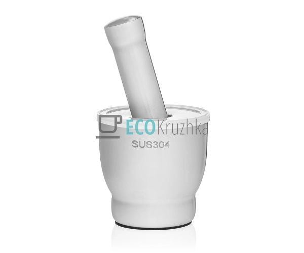 Ступка нержавіюча з товкачем та кришкою Frico FRU-561 Ступка нержавіюча з товкачем та кришкою Frico FRU-561