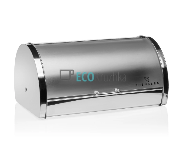 Хлібниця Edenberg з нержавіючою основою та відкидною кри ...