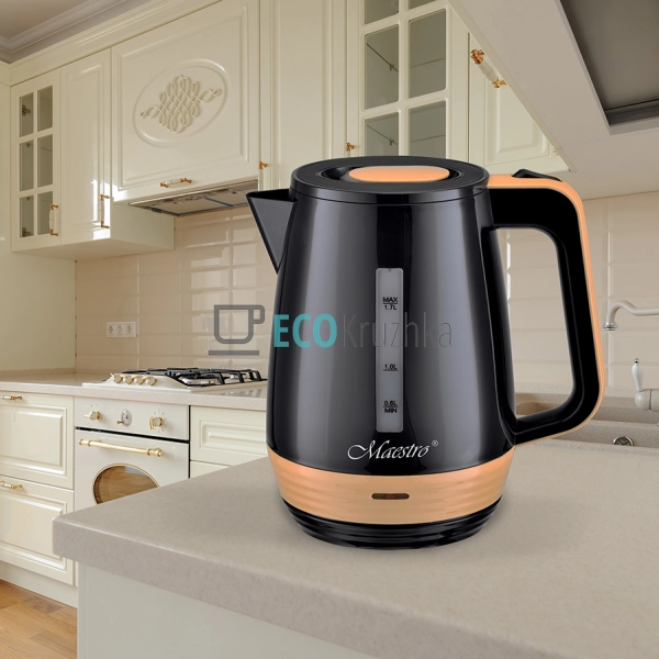 Електричний чайник 1.7л 2000Вт Чорний Maesrto MR-033
