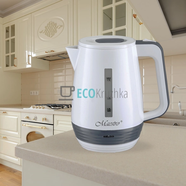 Електричний чайник 1.7л 2000Вт Білий Maesrto MR-033