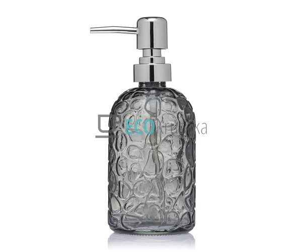 Дозатор для мила 400 мл Сірий 888-24