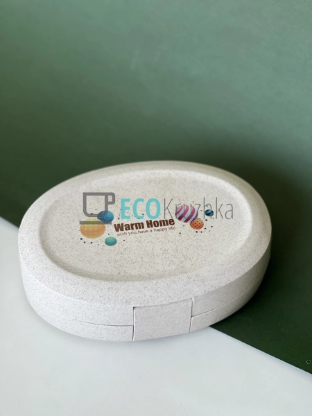 Еко-ланч бокс із пшеничної соломи 20х14.6см Бежевий TD01 ... Еко-ланч бокс із пшеничної соломи 20х14.6см Бежевий TD01 ...