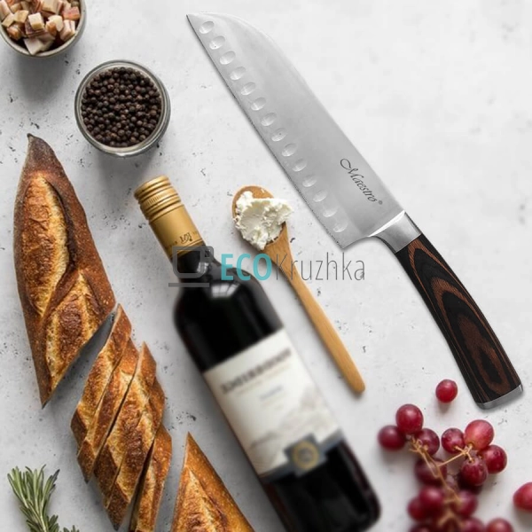 Ніж 30 см Santoku (японський) професійний Maestro MR-146 ... Ніж 30 см Santoku (японський) професійний Maestro MR-146 ...
