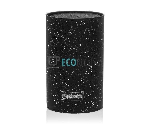 Підставка для ножів кругла 18 х 11 см з наповнювачем Чор ...