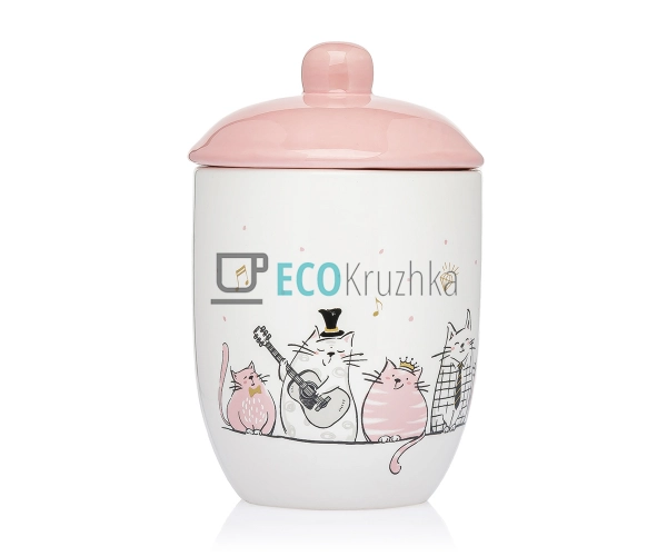 Цукорниця 520 мл Співучі котики ZF3528SC Цукорниця 520 мл Співучі котики ZF3528SC