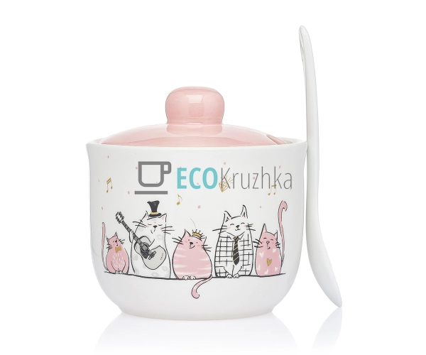 Цукорниця 240 мл Співучі кот ... Цукорниця 240 мл Співучі кот ...