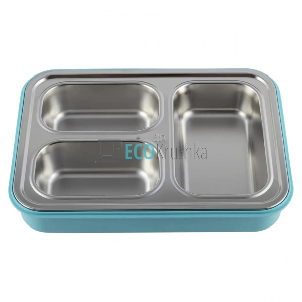 Ланч бокс обідній Kamille Блакитний 1200мл KM-2146GL