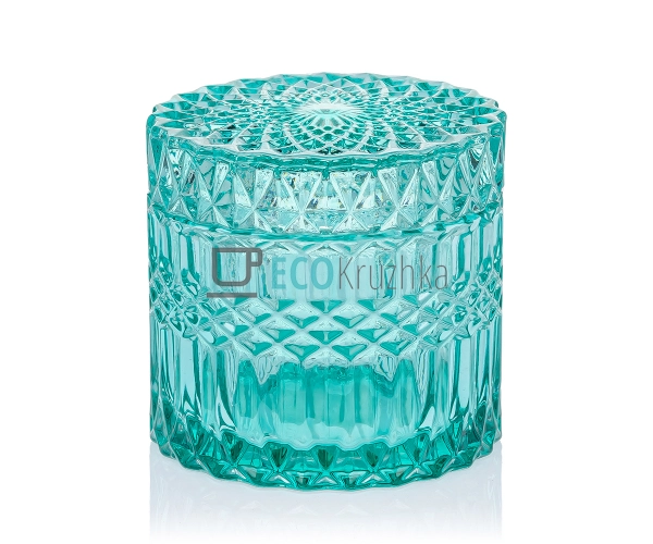 Цукерниця Бірюзове задзеркалля 9х8.5см (101-126)