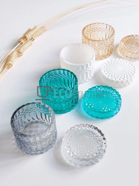 Цукерниця Біле задзеркалля 9х8.5см (101-093) Цукерниця Біле задзеркалля 9х8.5см (101-093)