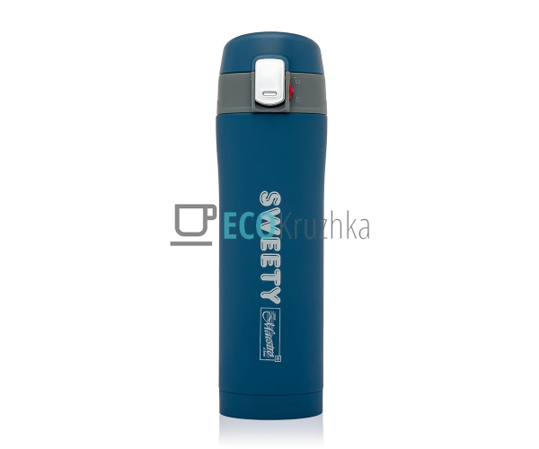 Термокружка Maestro Sweety 400 мл Синій MR-1643-40D-1