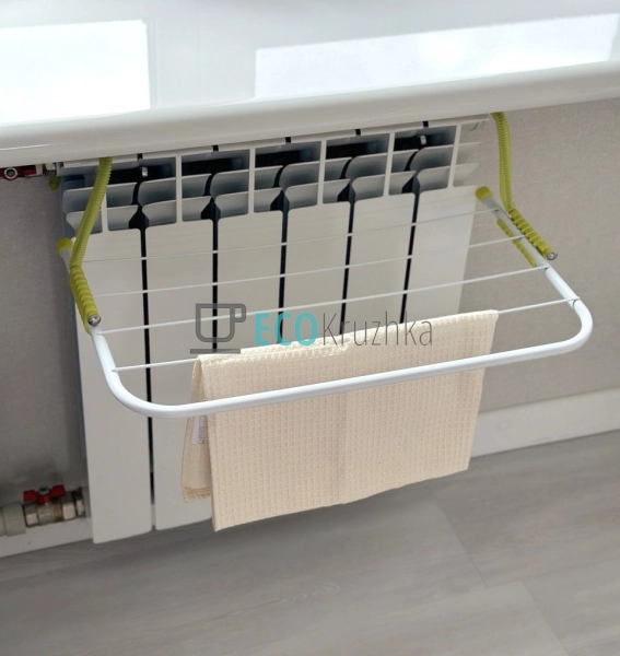 Сушарка для білизни навісна 50х28.5см, Салатова R83558