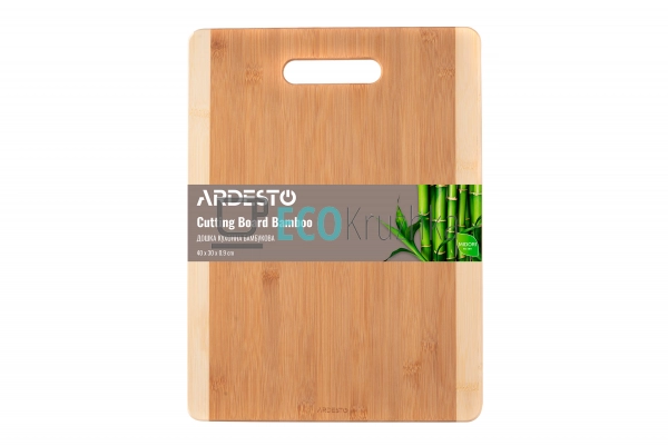 Дошка кухонна Ardesto Midori, 40*30*0.9 см, бамбук (AR14 ... Дошка кухонна Ardesto Midori, 40*30*0.9 см, бамбук (AR14 ...