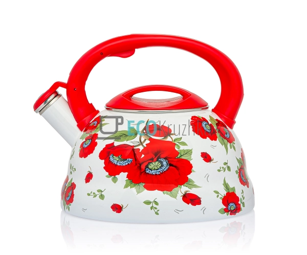 Чайник Емальований 3л із свистком Edenberg EB-1747-2