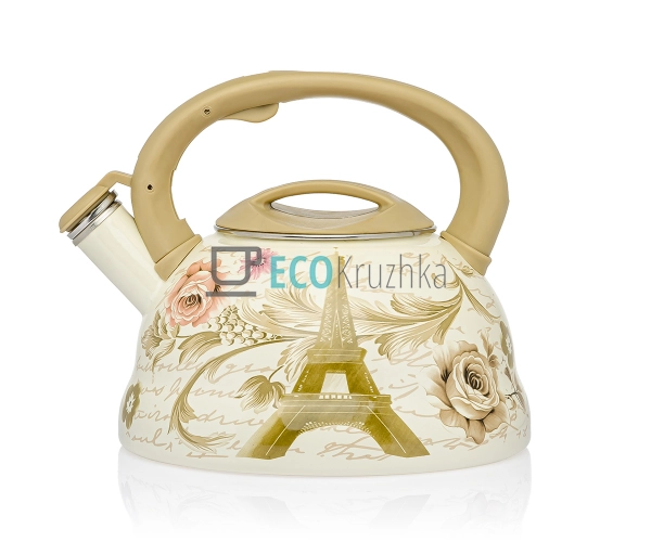 Чайник Емальований 3л із свистком Edenberg EB-1747-4