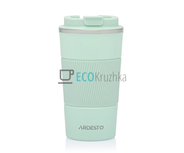 Термокухоль Ardesto Urban 500 мл, нержавіюча сталь, зеле ...